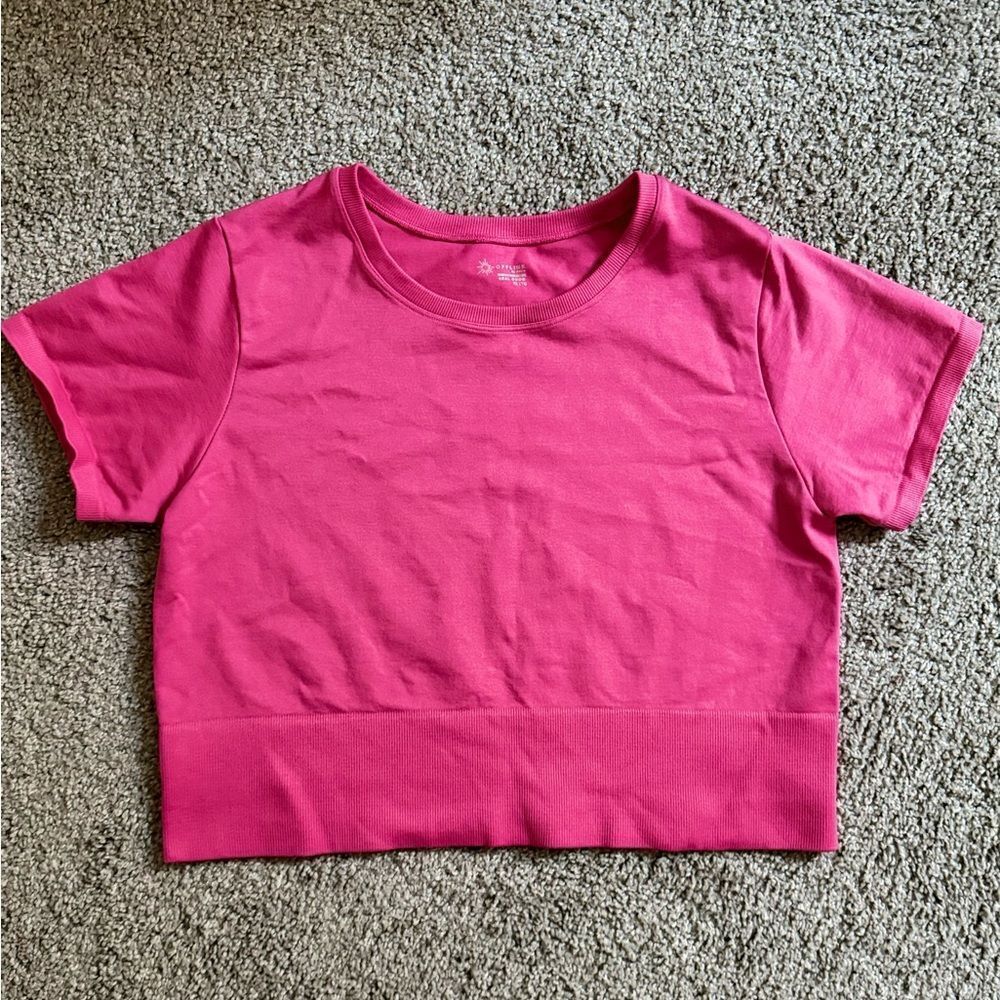 Aerie Pink Crop Top